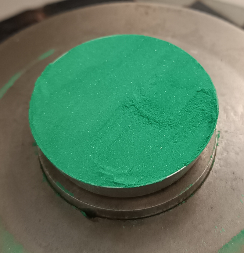 Malachite before compacting