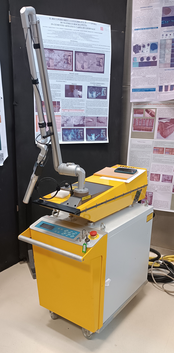 Mock-up laser irradiation