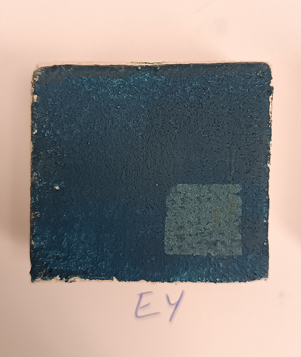 Mock-up laser irradiation