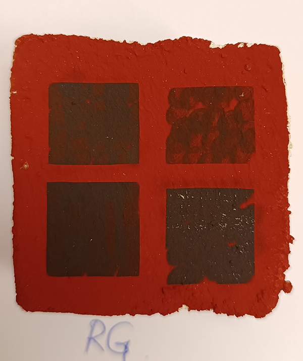 Mock-up laser irradiation