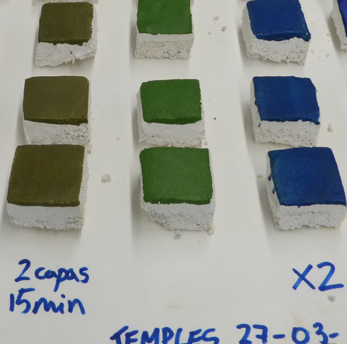 Tempera mock-ups